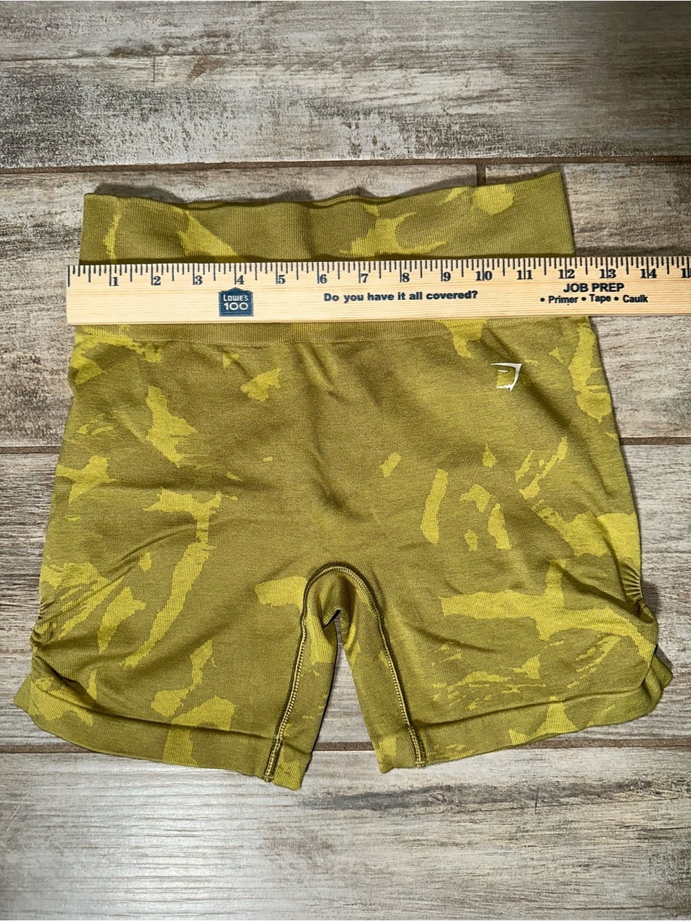 Gymshark seamless high-waist olive green workout shorts 🍃🐢 - Picture 4 of 8